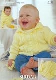 Sirdar Knitting Pattern 3190, Aran, Childrens and Babys Round Neck Cardigan, Cardigan with Collar, Cardigan with Hood, Birth - 6 Years, Sizes 41-66cms, 16-26"