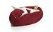 One Up Innovations 10887116 Jaxx Cocoon 6x1 FT Foam Bean Bag - Microsuede Cinnabar