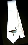 Party Decoration Necktie with vertebrate, Canada, migratory, "Canadian goose", goose, gas, animal, avian, waterfowl, bird