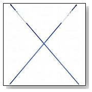 Tour Sticks Golf Alignment Stick (Blue)