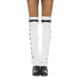 Buttoned Side Knee Leg Warmers