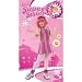 Lazy Town Super Sister Birthday Card with badge