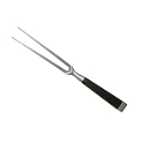 CulinHome Platinum Collection 6-Inch Carving Fork with Black Handle by CulinHome