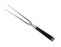 CulinHome Platinum Collection 6-Inch Carving Fork with Black Handle