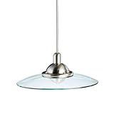 Kichler Lighting 2640NI Galaxie 1-Light Incandescent Pendant, Brushed Nickel, 150-Watt