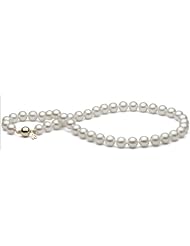 9.0-9.5 mm White "Freshadama" Freshwater Pearl Necklace