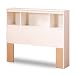 South Shore 3550098 Crystal Collection Bookcase Headboard, Pure White