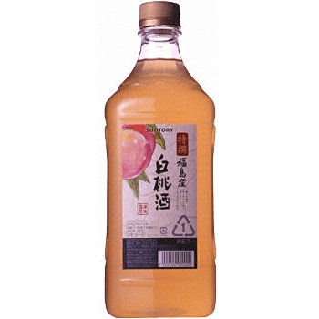 サントリー 果実酒房 福島産白桃酒 1.8L 1本