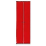 アルファタカバ ロングコートもしっかり収納キュアセレクトシリーズ 60cm幅ワードロープレッド取っ手ハートレッド