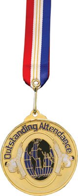 Medal- OutStanding Attendance - Tkd