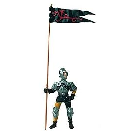 Safari Knights and Dragons: Knight Holding Black Flag