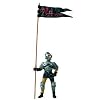 Safari Knights and Dragons: Knight Holding Black Flag
