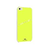 WHITE DIAMONDS au softbank iPhone5用ケース (スワロフスキー付き)Sash Neon Yellow 1210SAS51