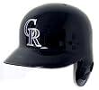 Colorado Rockies Left Flap Official Batting Helmet - Baseball Sports Merchandise