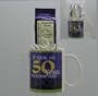 50 Years to Look This Good Mug - Festive 50th Birthday Coffee Mug Gift Set