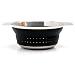 Rosle 16124 10-Inch Collapsible Colander, Black