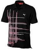 Puma Golf Graphic Pique Polo Black
