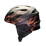  : Giro G9JR Youth Snow Helmet (Black Flames, Medium)