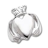Sterling Silver Solid Claddagh Ring
