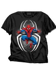  Spider-Man Glowing Web Youth Child's Marvel T-shirt