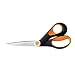 Fiskars 175800-1002 8-Inch Razor-Edge Softgrip Bent Scissors