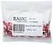.157 Male 22-16 Gauge Vinyl Bullet Connector - Red Bulk 10