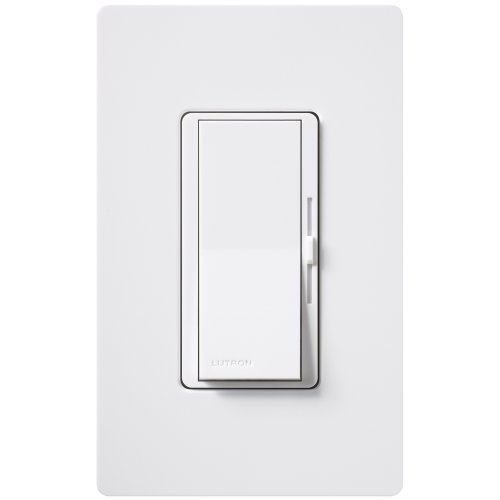Lutron DVELV300PWH 300Watt Diva Electronic Low Voltage Single Pole