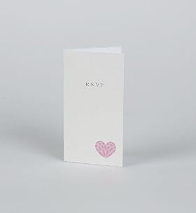 10 Print Your Own Graphic Heart RSVP Cards
