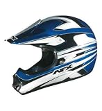AFX Motorcycle Helmet / ATV Helmet / Offroad Helmet / Dirt Bike Helmet / FX-86RY Youth Full Face / Blue Multi / Small / Pt # 0111-0362