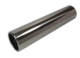 Produkt-Bild: Edelstahl Endrohr zum Anschweissen, Ausf&uuml;hrung: 60mm Rund + geb&ouml;rdelt, L&auml;nge 200mm