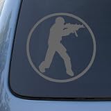COUNTERSTRIKE - Half-Life - Vinyl Decal Sticker #A1427 | Vinyl Color: Silver