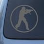 COUNTERSTRIKE - Half-Life - Vinyl Decal Sticker #A1427 | Vinyl Color: Silver