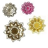 Tord Boontje Bright Times Etched Steel Votive Set of Four Spring Colors