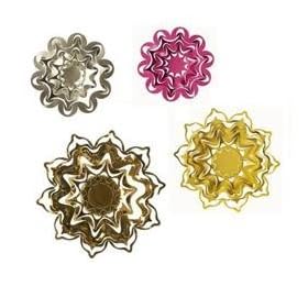 Tord Boontje Bright Times Etched Steel Votive Set of Four Spring Colors