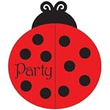 Ladybug Fancy Bulk Party Invitations (25ct)