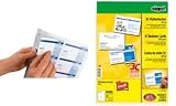 Eigenschaften Sigel GmbH LP 795 / Visitenkarten 3C, 85 mm x 55 mm, 100 Stück auf DIN A4-Bogen, 225 g/m², Sigel LP 795