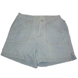 Women's Liz Claiborne Lizwear Shorts Size 4, 6, 8 & 12 Blue Denim