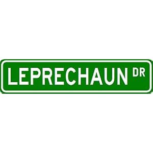 Leprechaun With Sign