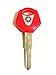 Motor_pro Red Color Blank Key Uncut Blade for Yamaha YZF R1