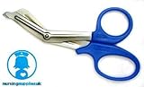Blue Trauma Shears / EMT Scissors Small