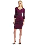 Nicole Miller Women's Stripe 3/4 Sleeve Dress