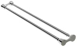 Polder Duo Shower Curtain Rod,Chrome