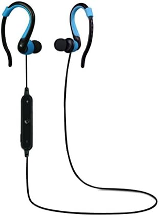 Sport Earphone, 4.1 Wireless Bluetooth IPX4 Sweatproof Stereo Voice Running Headphone with 6-Hour Playtime In-Ear Hook Design Headset Yingxin (Blue)