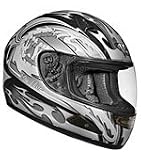 FiberGlass/Kevlar Motorcycle Helmet SNELL/DOT VegaDrakkarBlack