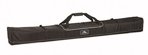High Sierra Basic Ski Bag - Unpadded Ski Bag, Black - Small 150Cm