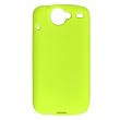 Premium Solf Gel Silicone Skin Case for Google Nexus One 1 - Neon Green