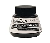 SUPER BLACK INDIA INK 2 oz btl