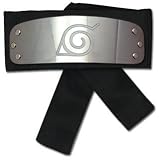 Naruto Shippuden Leaf Village Black Head Band Cosplay