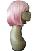 Annabelle'S Wigs Reverse Dip Dye Pink Straight Cut Bob Wig : Louisa 200g