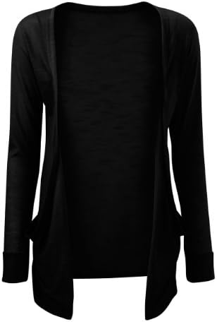 Fashion Womens Boyfriend Pocket Cardigan Shrug Sweater